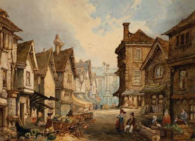Butchers Row, Coventry, dal lato nord da S.R. Lines